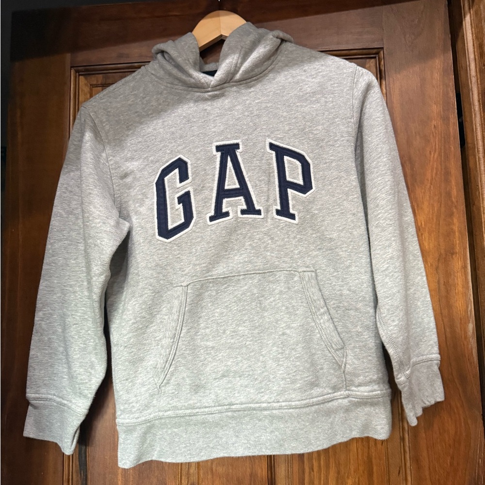 GAP Heather Gray Pullover Hoodie